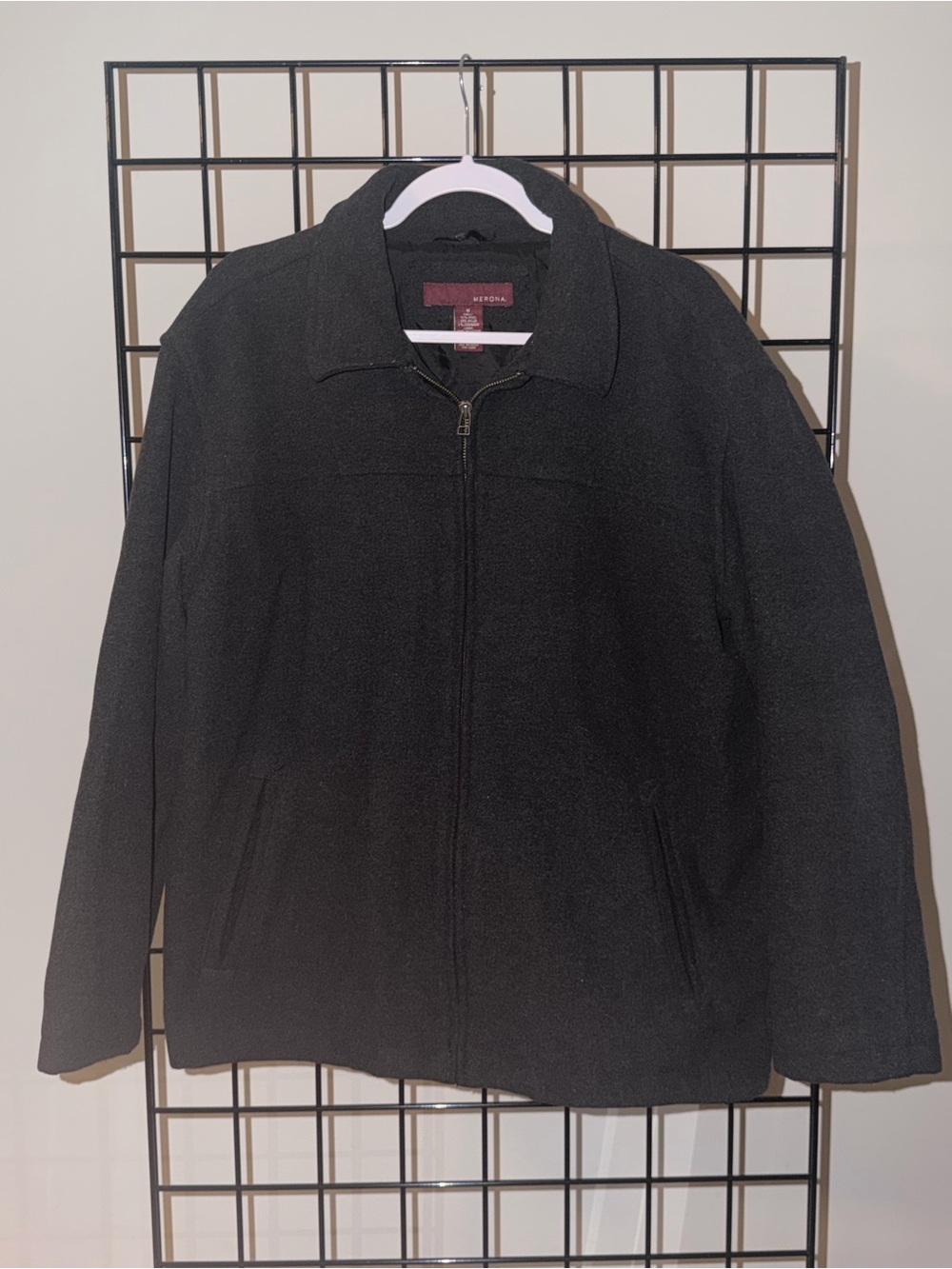 Merona Black Full-Zip Utility Jacket